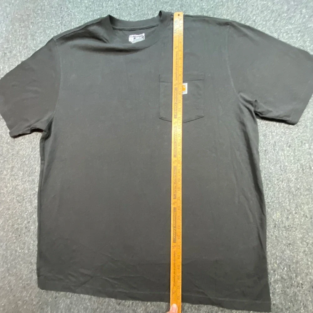 Carhartt Pocket TShirt Sz XL Mens Gray Workwear Loose Fit Short Sleeve Heavy